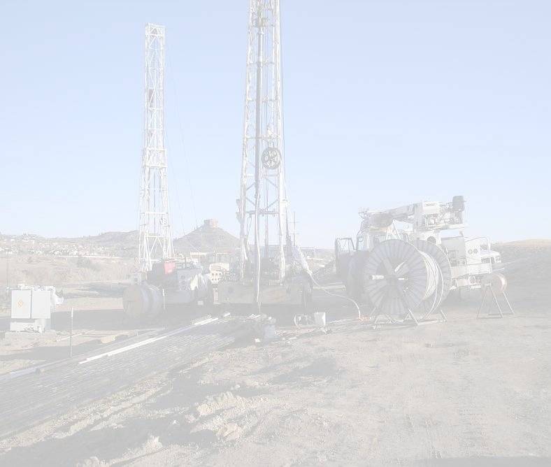 Colorado Pump rig on job site.